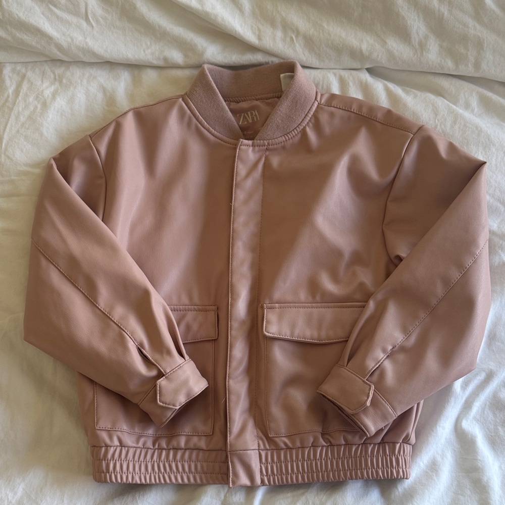 ZARA Dusty Pink Bomber Jacket, Size 5-6